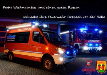 Weihnachtsgrüße der Feuerwehr Rosbach