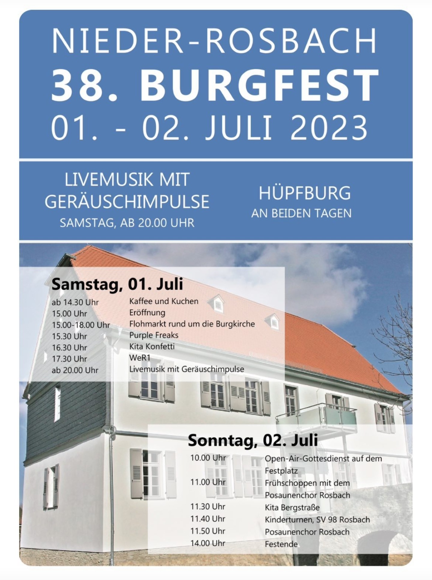 38.Burgfest Nieder-Rosbach Samstag