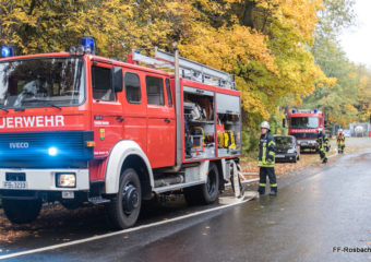 Jahresabschlussübung der Feuerwehren der Stadt Rosbach